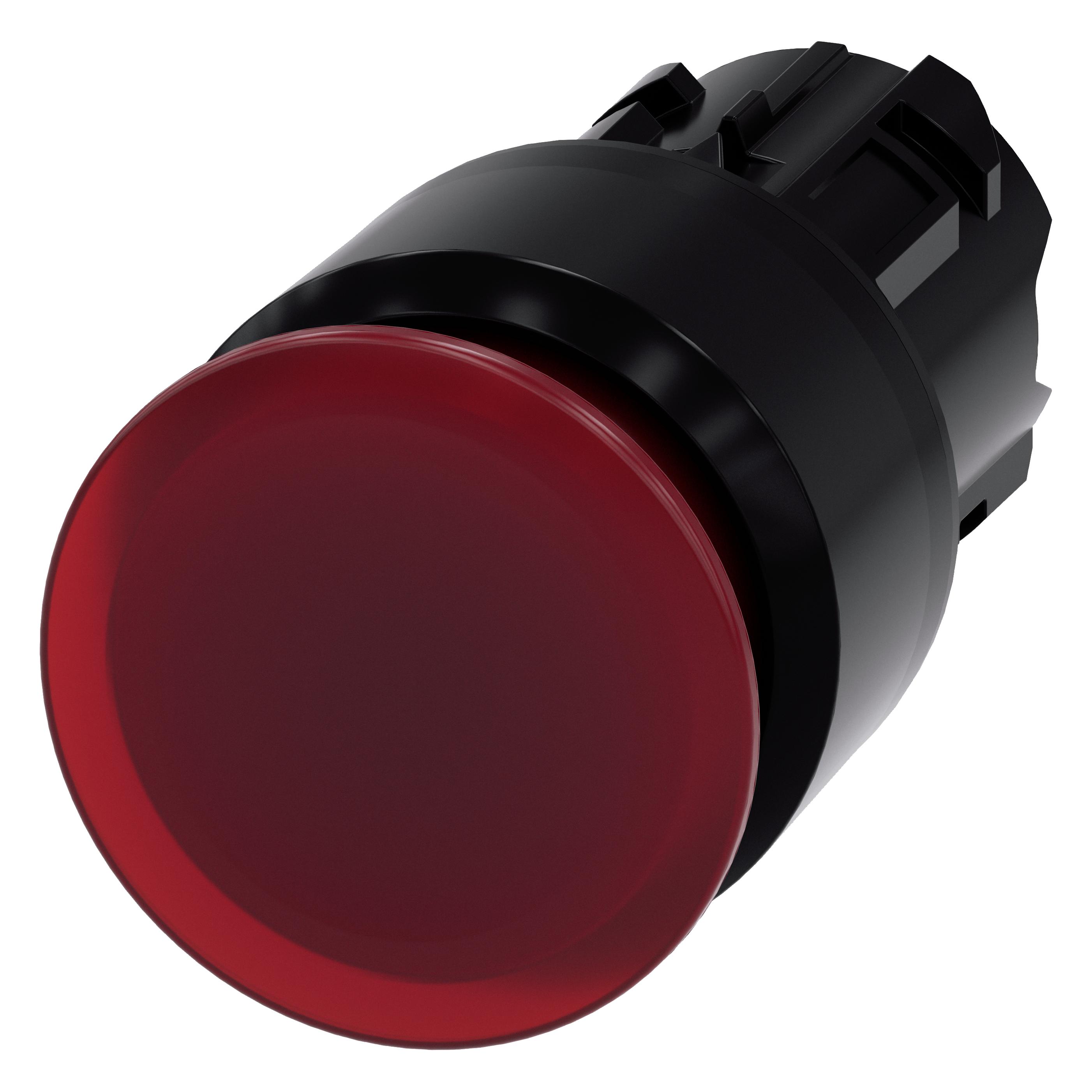 Siemens SIRIUS ACT Pilzdrucktaster Frontelement Kunststoff, rot (3SU1001-1AA20-0AA0)