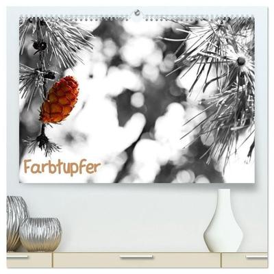Farbtupfer (hochwertiger Premium Wandkalender 2027 DIN A2 quer), Kunstdruck in Hochglanz