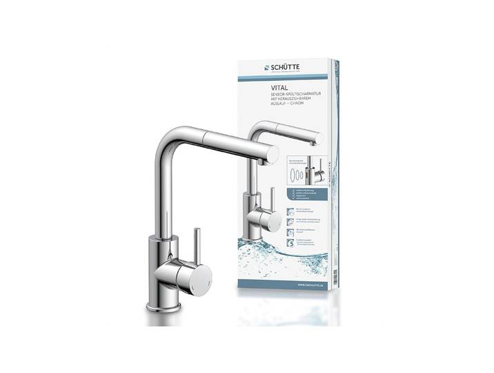 Schütte Sensor-Spültischarmatur Vital in Chrom