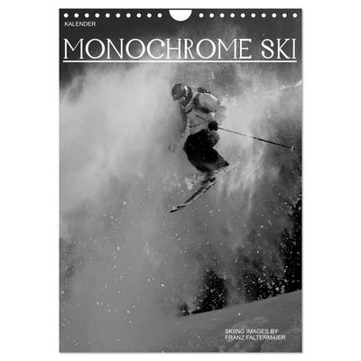 Monochrome Ski (Wandkalender 2026 DIN A4 hoch), CALVENDO Monatskalender