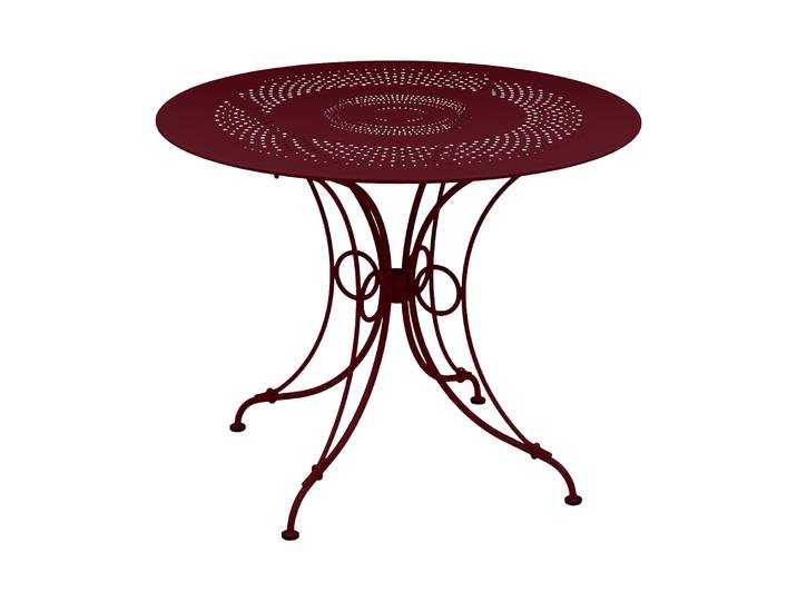 Fermob - Table ronde 1900 - Rouge - Acier
