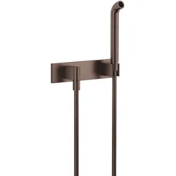 Dornbracht Gießrohr mit Abdeckplatte SERIENSPEZIFISCH Dark Bronze gebürstet PVD, 1/2 Anschluss, 3/8 Brauseabgang, 240 x 60 mm Abdeckplatte