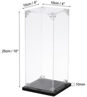 Unique Acrylic Display Case, Dustproof Storage Organizer for Collectibles 1Pc