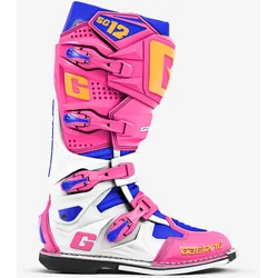 Gaerne SG-12 Shockwave LE, Stiefel - Pink/Weiß/Blau/Gelb - 42 EU