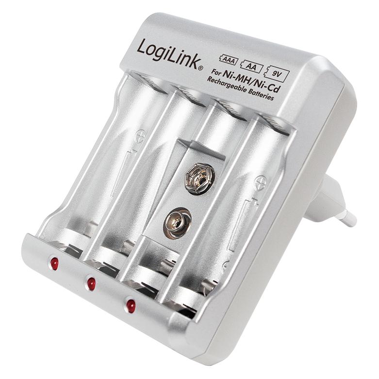 LogiLink Akku-Ladegerät (1 Stk., Ladegerät ohne Akku) (PA0168)