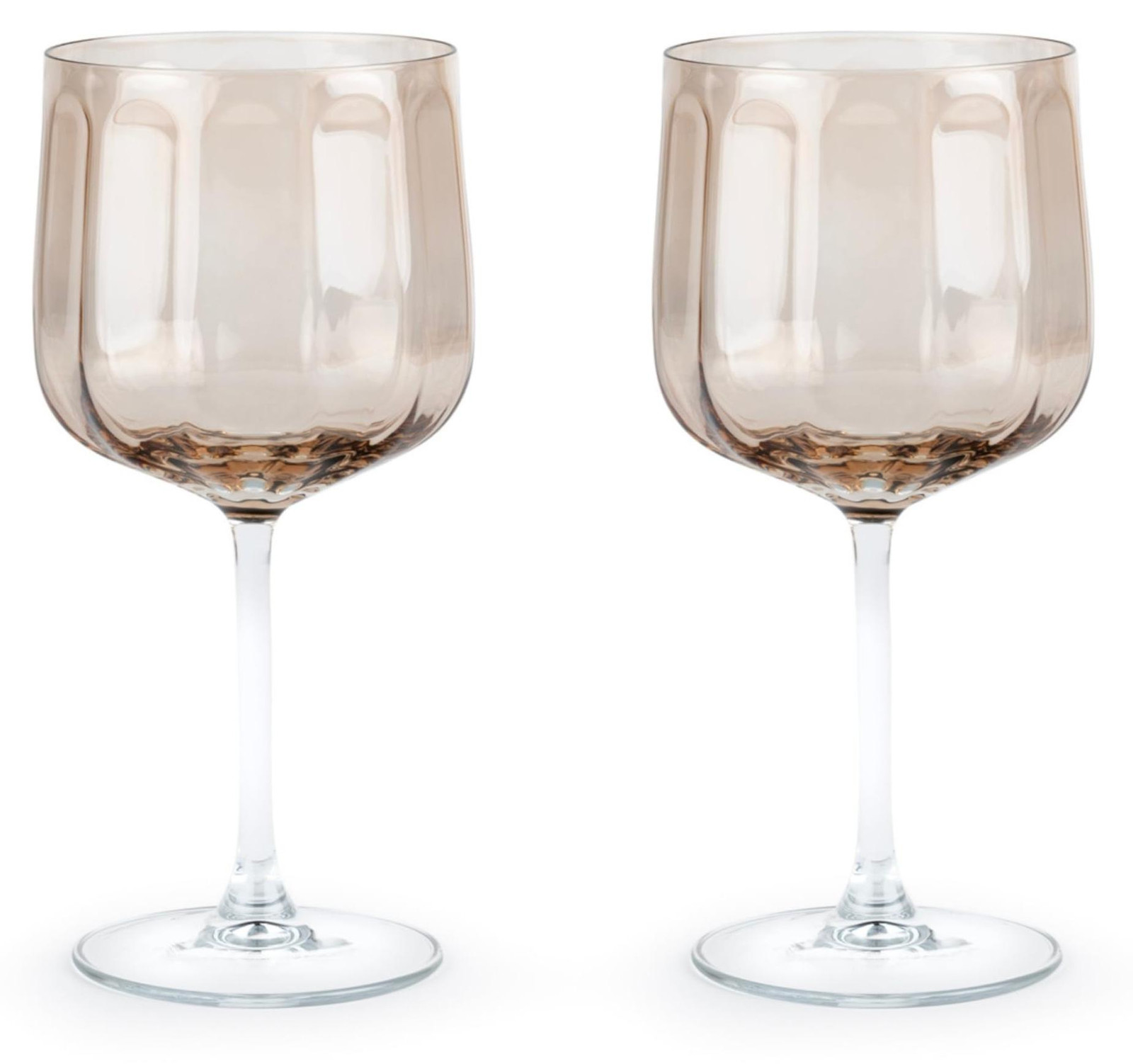 Dripio Wijnset 2 stuks Zandkleur 490 ml Modern Design