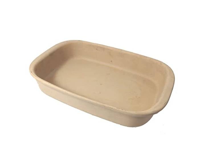 Pampered Chef Family Heritage 1430 Backform aus Steingut, rechteckig