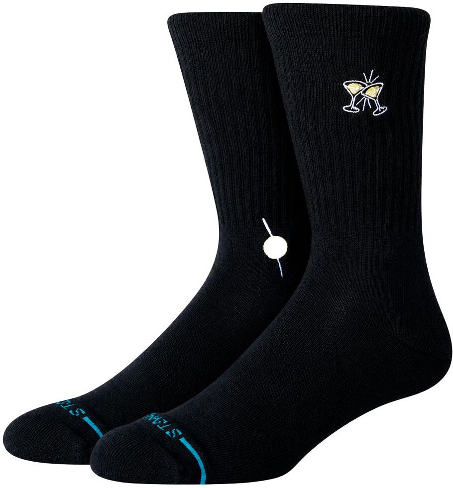 Stance  - Print & Pattern Socks Extra Dirty Black - M - Chaussettes