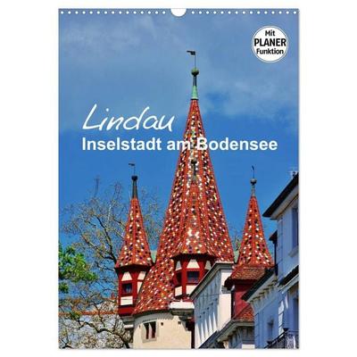 Lindau - Inselstadt am Bodensee (Wandkalender 2026 DIN A3 hoch), CALVENDO Monatskalender