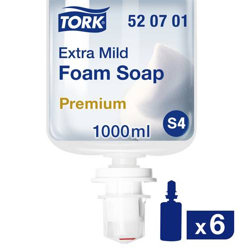 TORK Extra Mild 520701 Schaumseife 1l 6St.