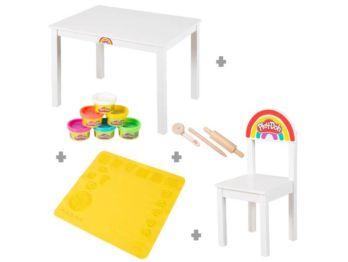 roba x Play-Doh Kindersitzgruppe mit Spielzubehör