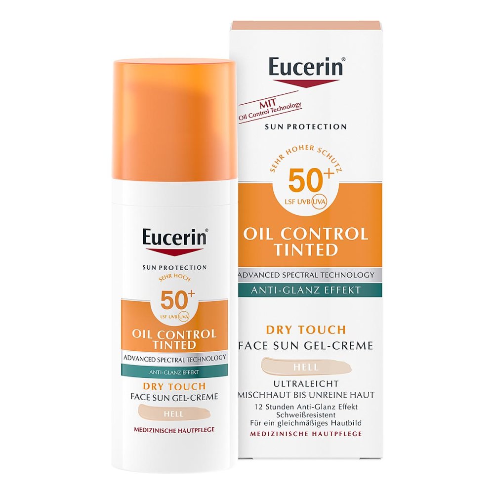 Beiersdorf AG Eucerin Eucerin Sun Oil Control Tinted Creme Lsf 50+ Hell 16887494