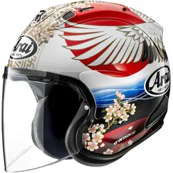 Arai SZ-R Evo Tsubasa, Jethelm - Schwarz/Weiß/Rot/Gold - M
