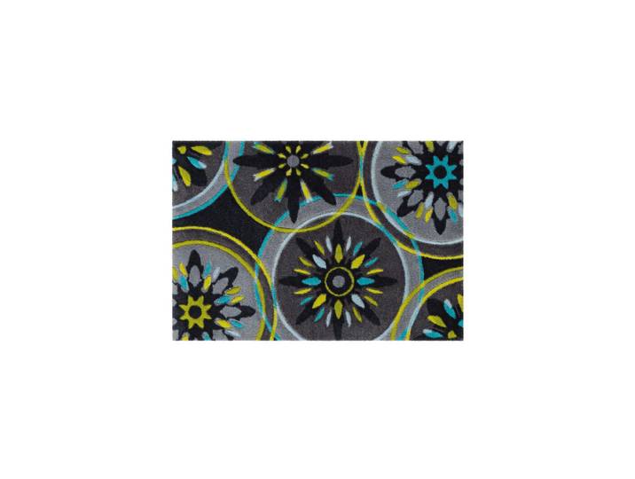 Kayoom Fussmatte, Blau, Textil, Ornament, rechteckig, 64x168 cm, Teppiche & Böden, Fussmatten & Schuhabtropftassen