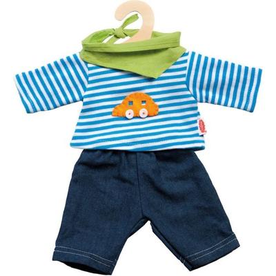 Jeans mit Streifenshirt 20-25cm
