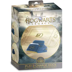 Nintendo Switch  Play & Charge Dock Hogwarts Legacy (Blau, Gelb) 