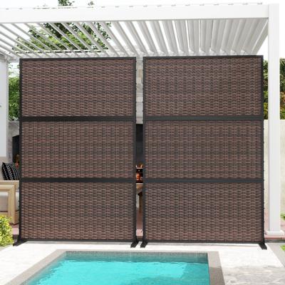 Lumibee 2Set Patio Outdoor Privacy Metal Screens and Panels