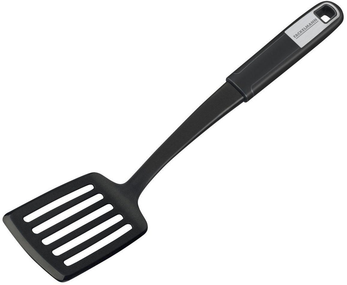 FACKELMANN Pfannenwender Sense schwarz, silber 25782