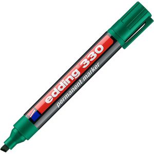 Edding Permanentmarker 330, Strichbreite 1 - 5 mm, grün