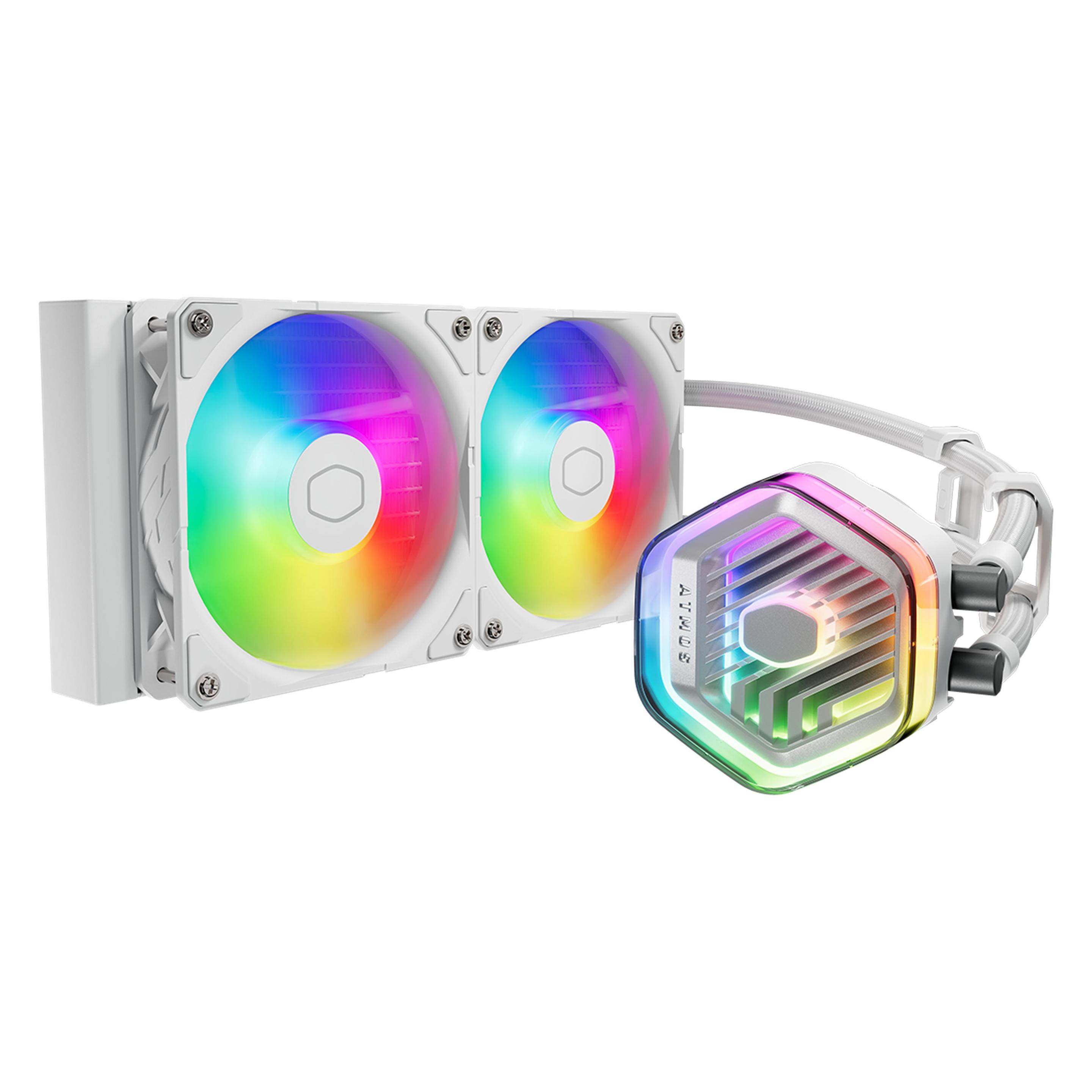 Cooler Master MLX-D24M-A25PZ-RW MasterLiquid 240 Atmos ARGB, 4-pin, 2x 120mm, 690-2500 RPM (MLX-D24M-A25PZ-RW)