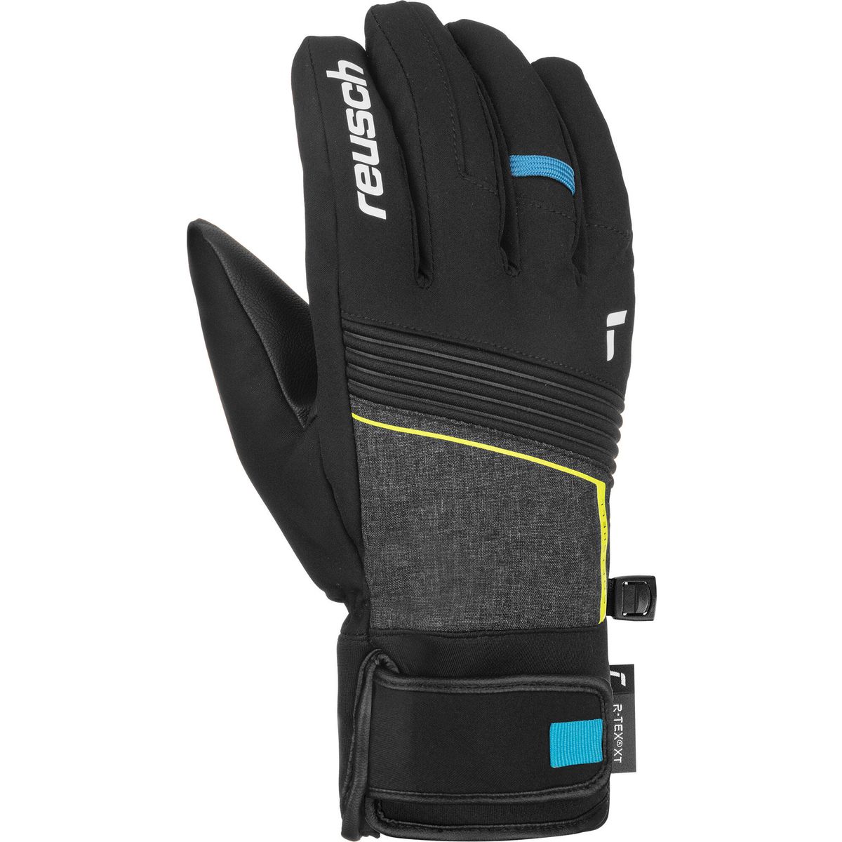 Reusch Louis R-tex XT black melange / safety yellow / brilliant blue (7623) 8,5 6401251-7623-8,5