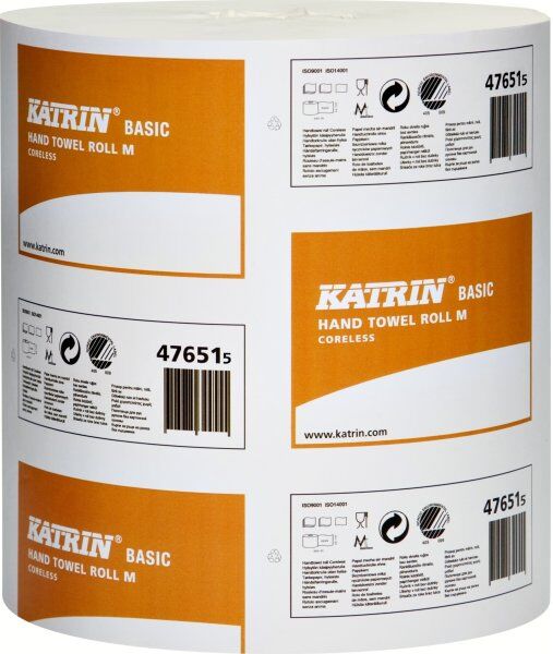 Katrin Basic M Centerfeedrulle   1-Lag   6 Rl.