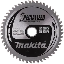 makita Kreissägeblatt B-47064 SPECIALIZED 150x20x52Z