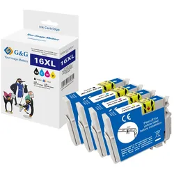 G&G XL-Druckerpatronen -Multipack- kompatibel zu Epson 16XL/ T1636