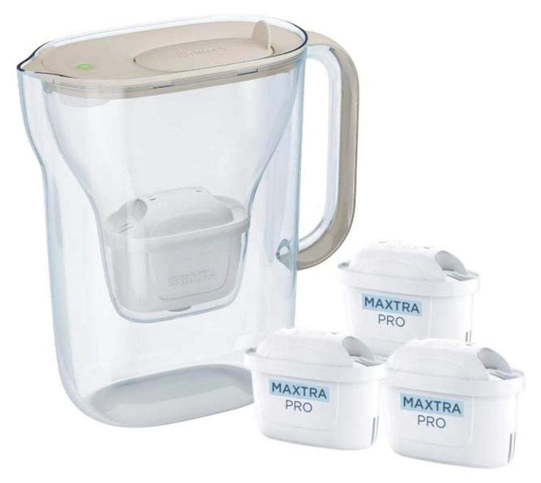 Brita Style Essential waterfilter met 3 MaxtraPro PP zandfilters