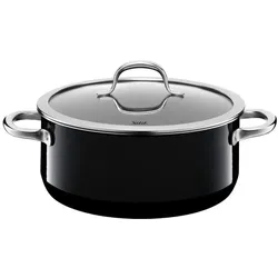Silit Kochtopf PASSION schwarz, Pfanne + Kochtopf, Schwarz