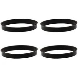 WamSter® 4 Zentrierringe 73,1mm - 71,5mm S-System dunkelbraun