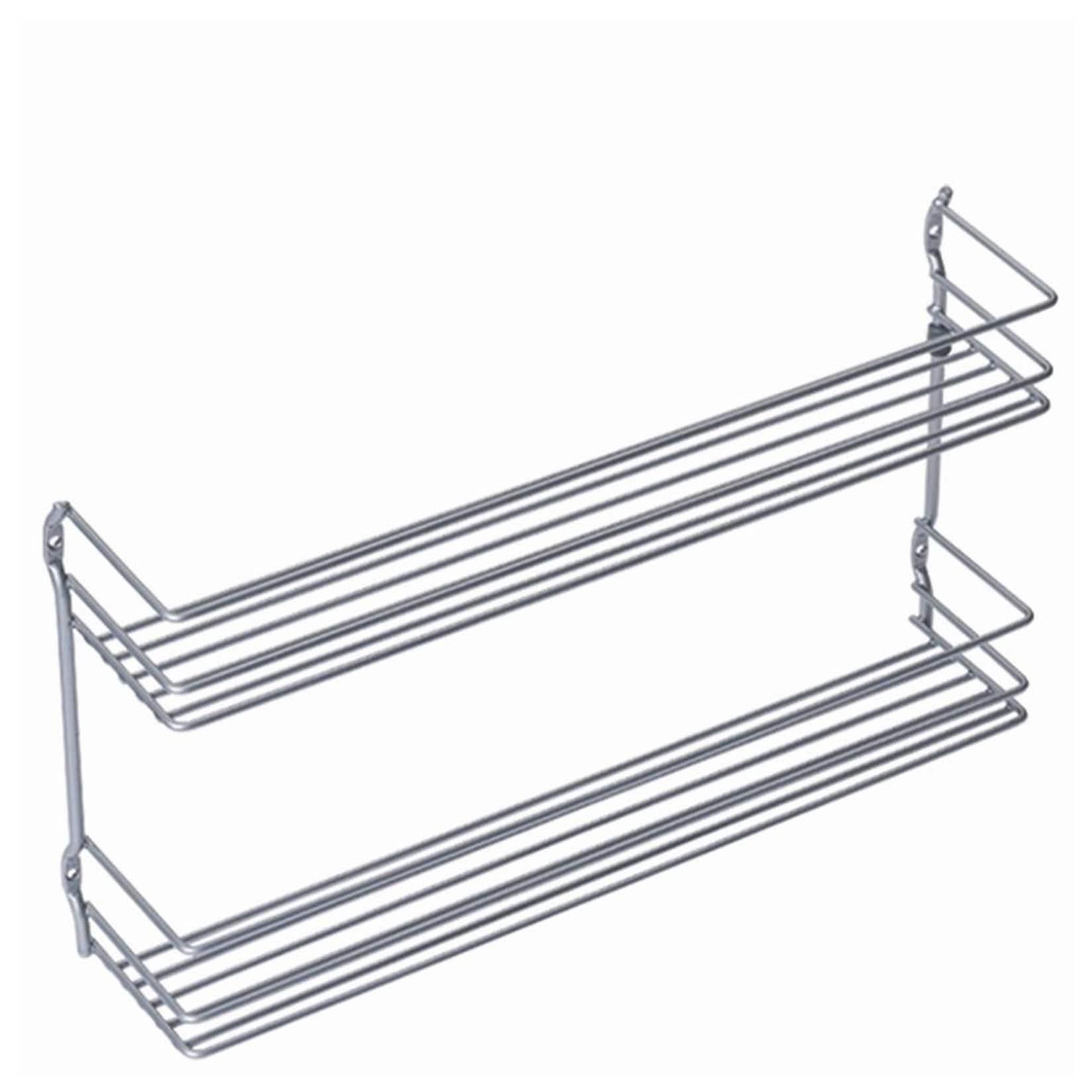 metaltex Gewürzregal "Pepito" 2 Etagen 36 x 8 x 19 cm, für Schranktür