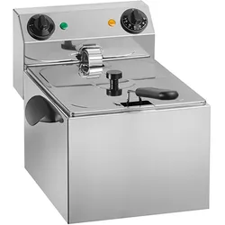 Elektro-Friteuse - AMITEK FE8M - 230 V - Fassungsvermögen 6 l