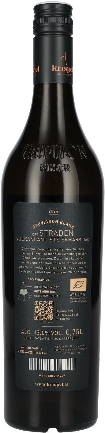 Weingut Krispel KRISPEL Sauvignon Blanc Straden Vulkanland Steiermark DAC 2024 13% Vol. 0,75l