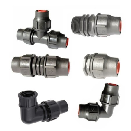 Lock Verbinder / Anschlussstücke 16 mm, Gerade, Winkel, T-Stück, Verbindung auf 16 mm PE-Rohr weich oder Tropfrohr (Lock Verbinder / Anschlussstücke 16 mm, Gerade, Winkel, T-Stück, Verbindung auf 16 mm PE-Rohr weich oder Tropfrohr: *Spezial* Lock Gerade 16 mm x 1" AG) 6.66