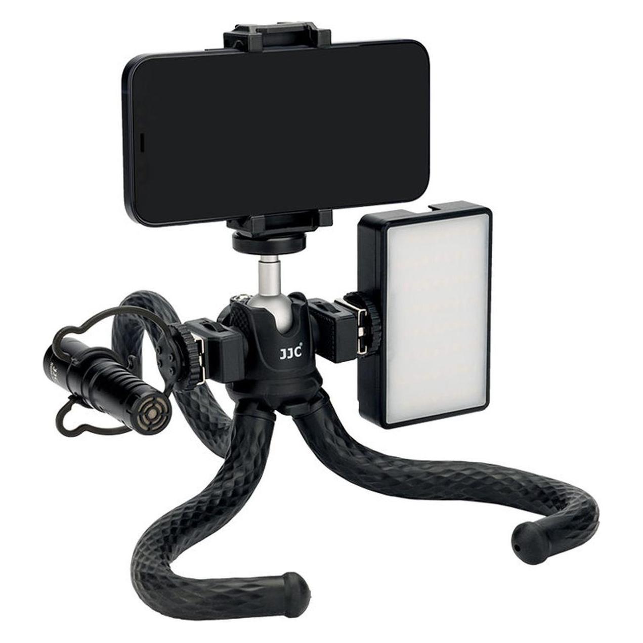 JJC TP FT1 Bendable Tripod and Selfie Stick (Metall) (25160541)