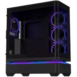 ASUS case PRIME AP304 TG ARGB BLACK, ATX, Průhledná bočnice, 4x120mm ARGB, černá (ATX), PC Gehäuse, Schwarz