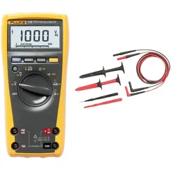 Fluke, Multimeter, FLK-179/TL-223 Handheld multimeter Calibrated to (ISO standards) Digital CAT III 1000 V, CAT (CAT III 1000V, CAT IV 600V, Hand-Multimeter)