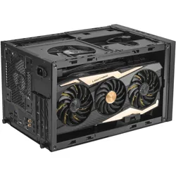 Silverstone SST-SG14B (Mini-DTX, Mini-ITX), PC Gehäuse, Schwarz