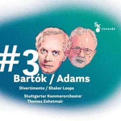 Bartok/Adams: & 3Divertimento/ShakerLoops - Stuttgarter Kammerorchester, CD