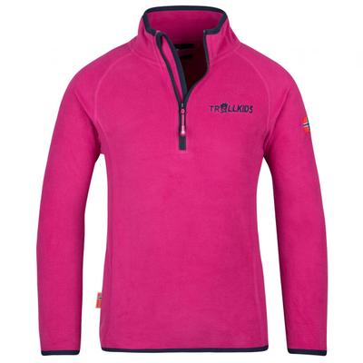 Trollkids - Kid's Nordland Half Zip - Fleecepullover Gr 104 rosa