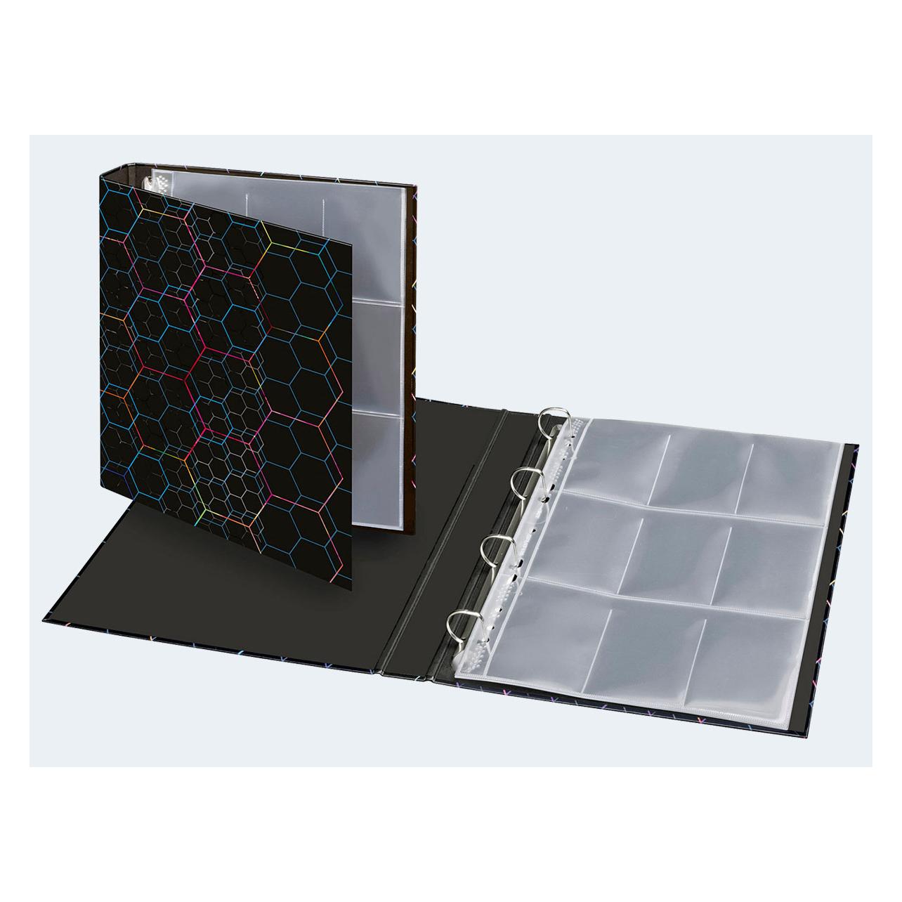 Veloflex 1143980 - Ringbuch DIN A4 mit 10 Sammelhüllen, 4-Ringmechanik, Füllhöhe 25 mm, Ringordner (A4, 25 mm, 10 Stk.) (1143980)