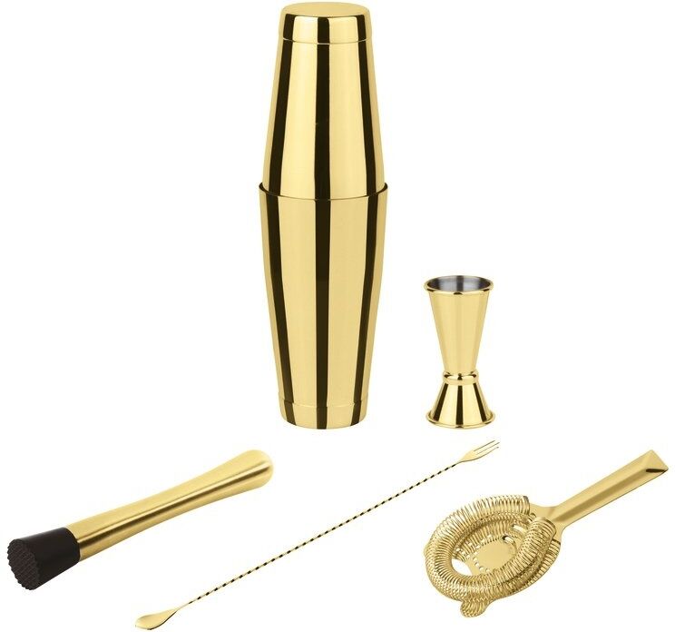 Paderno Mixology Set Boston Oro