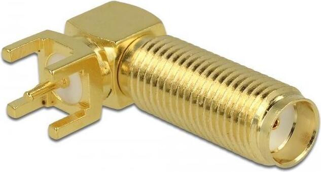 Delock 65848 SMA-connector, goud, 0 - 6000 MHz, 50 ohm, 500 V