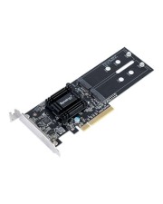 Synology Speichereinschubadapter Erweiterungsschlitz auf 2 x M.2 Card PCIe x8 (M2D18)