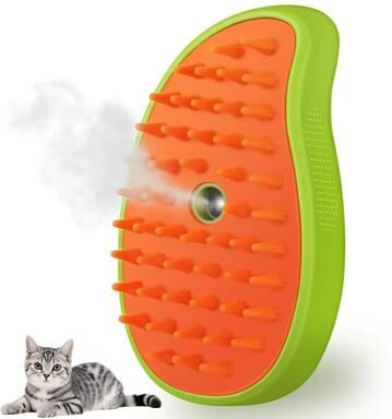 Uplift Essentials 3 in 1 Hydro Sonic Steamy Grooming Brush green