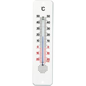 TFA Thermometer 12.3010, analoge Skala, -24 bis 50°C, für innen & außen, weiß