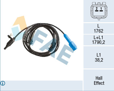 Fae Sensor, Raddrehzahl 78516 Für Citroën