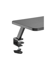 StarTech.com Bildschirmerhöhung Klemmbarer Monitor Riser extraweit 65 cm schwarz Tischhalterung für Schwarz Bildschirmgröße: bis zu 81,3 32 Zoll (MNRISERCLMP)
