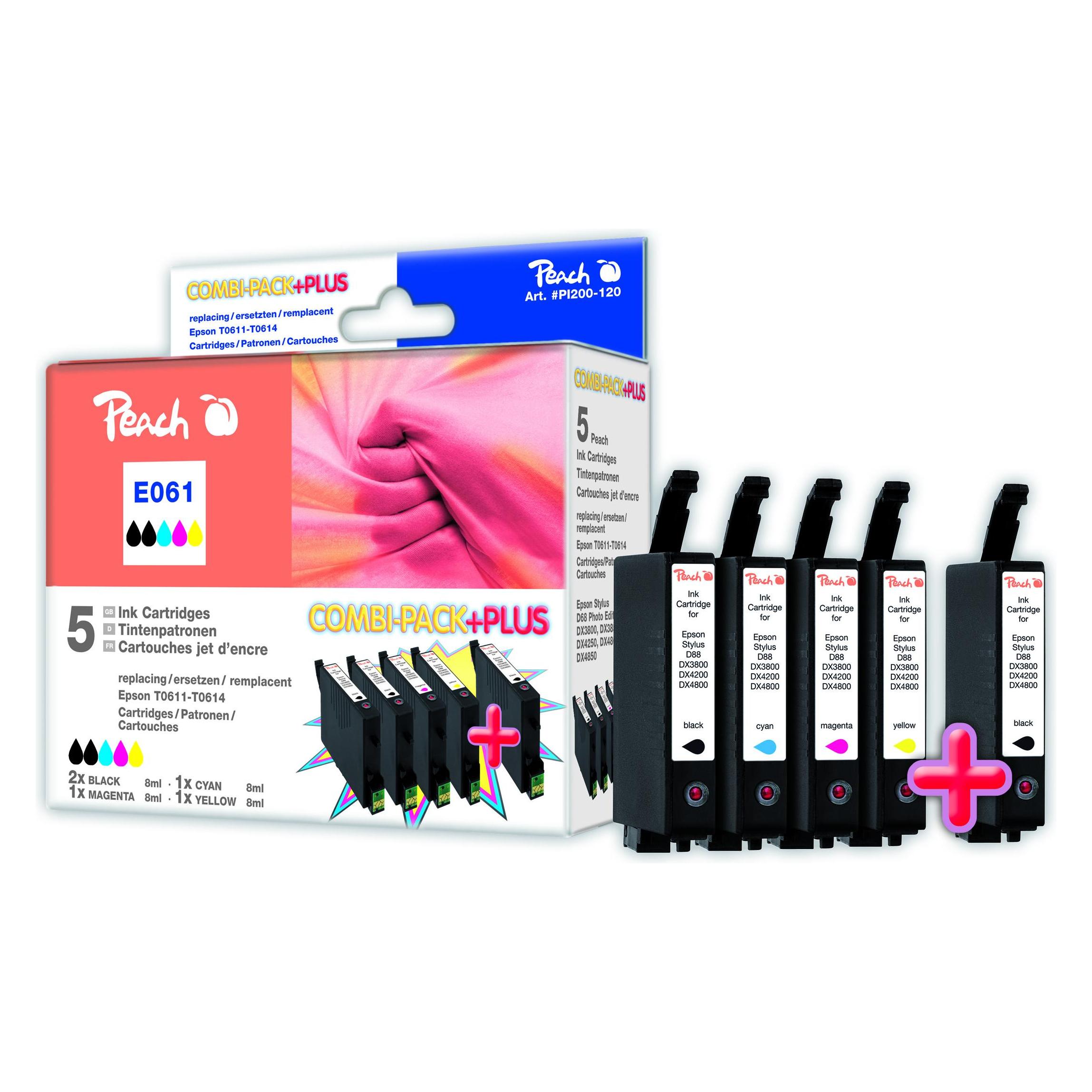 Peach T0611 Multipack (BK, C, M, Y) (313310)